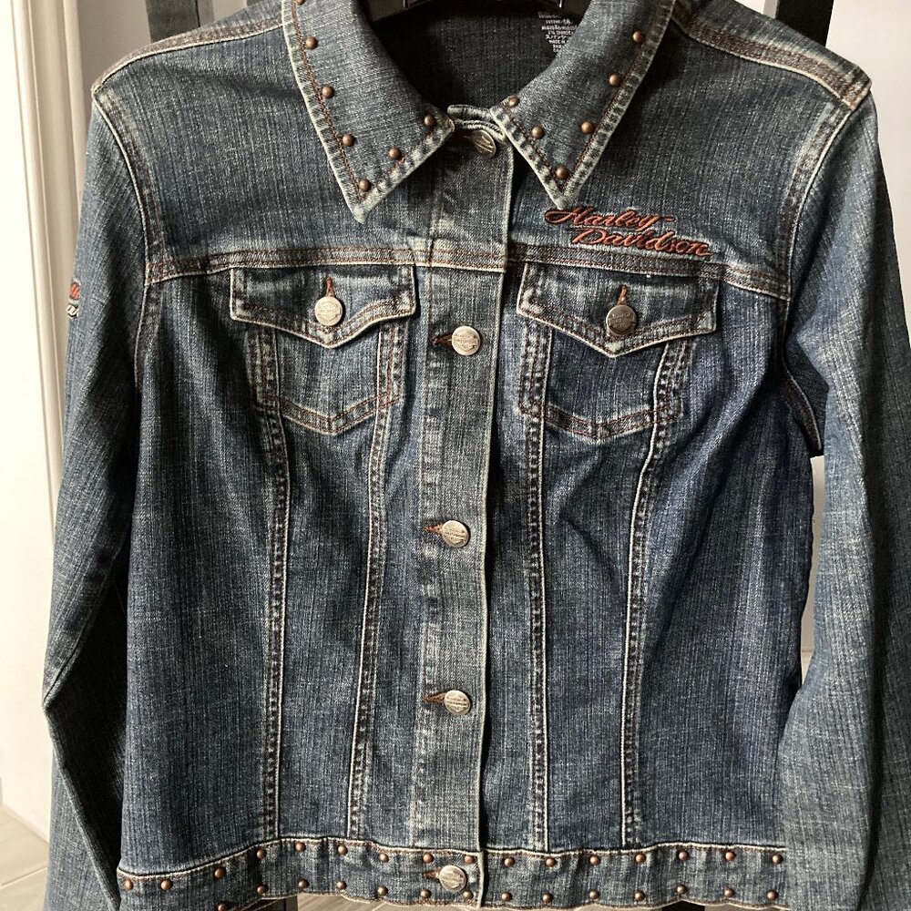 Harley Davidson 105th Anniversary Denim Jacket
